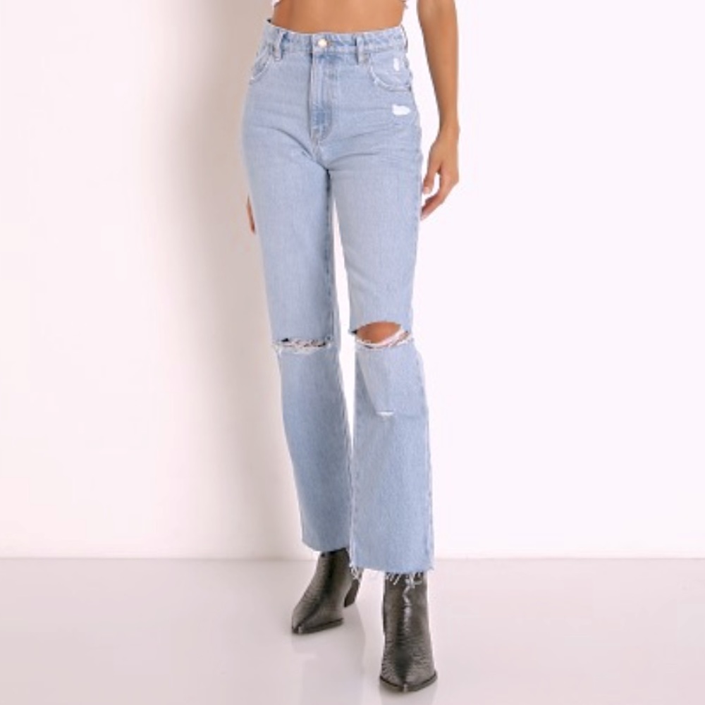 Rolla’s Original Straight Leg Jean in City Worn